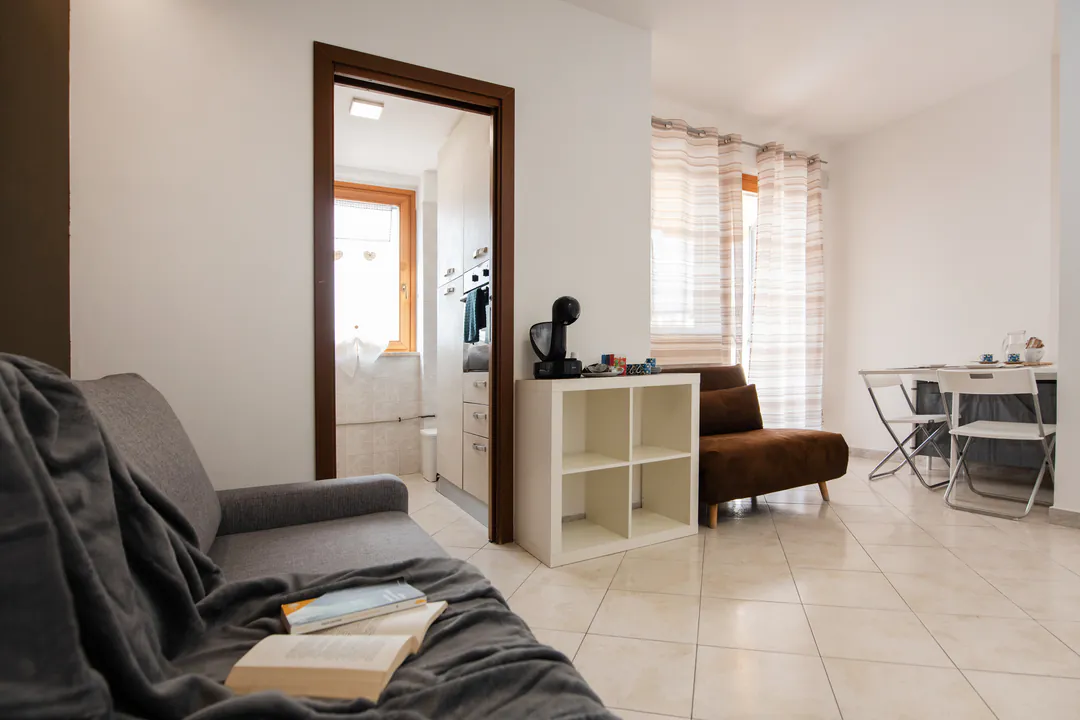 The living room with armchair and sofa